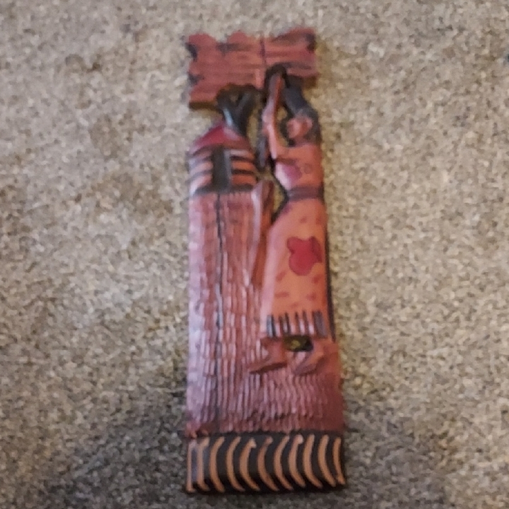Vintage Handcrafted Wooden Wall Art